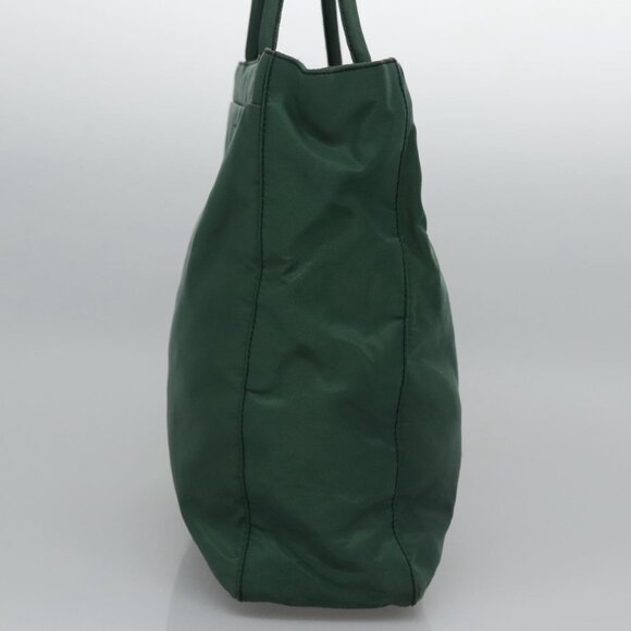PRADA Hand Bag Nylon Green Auth ti2795 - Picture 4 of 16